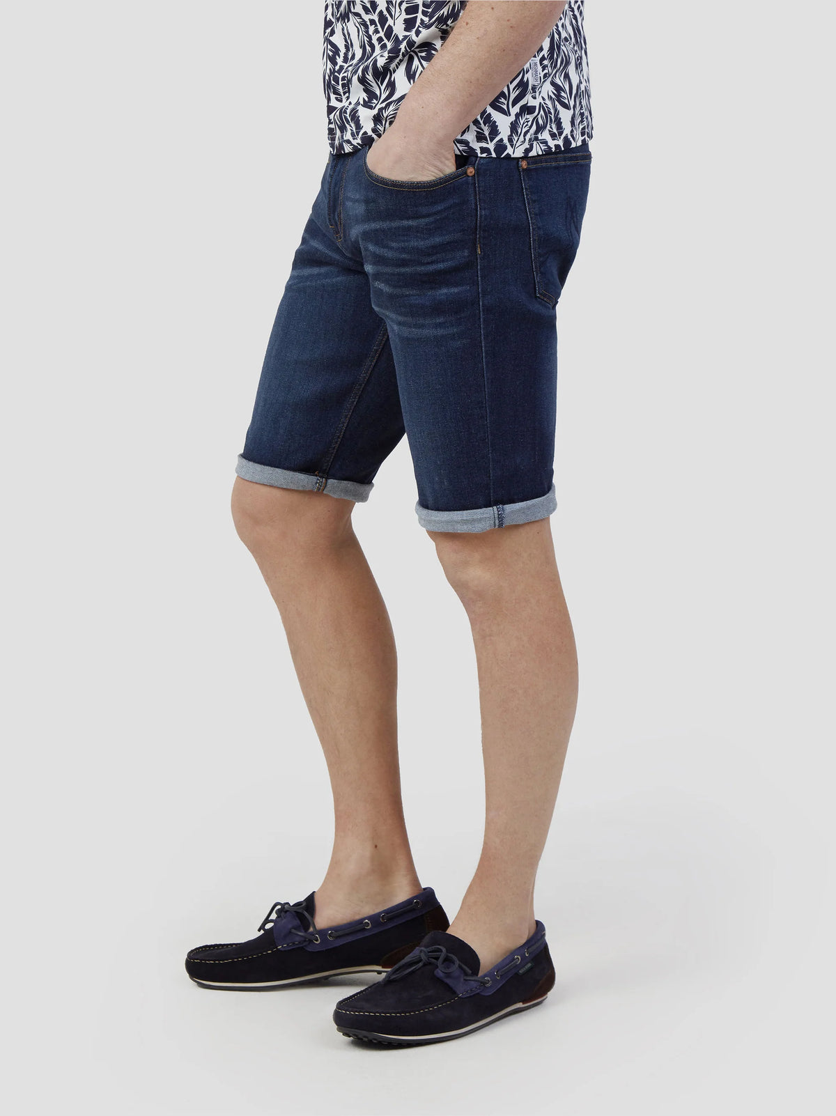 Mish Mash Paul Denim Shorts - Dark Blue