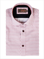 Mish Mash Sol Short Sleeve Shirt - White & Red