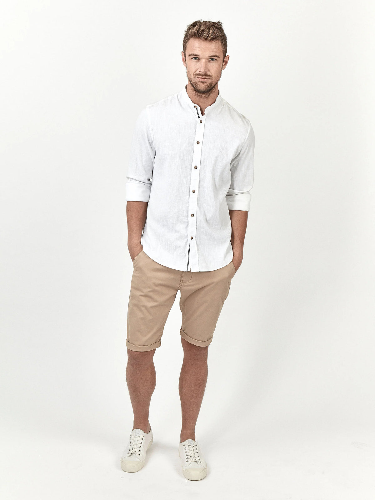 Mish Mash Weymouth Chino Short - Stone