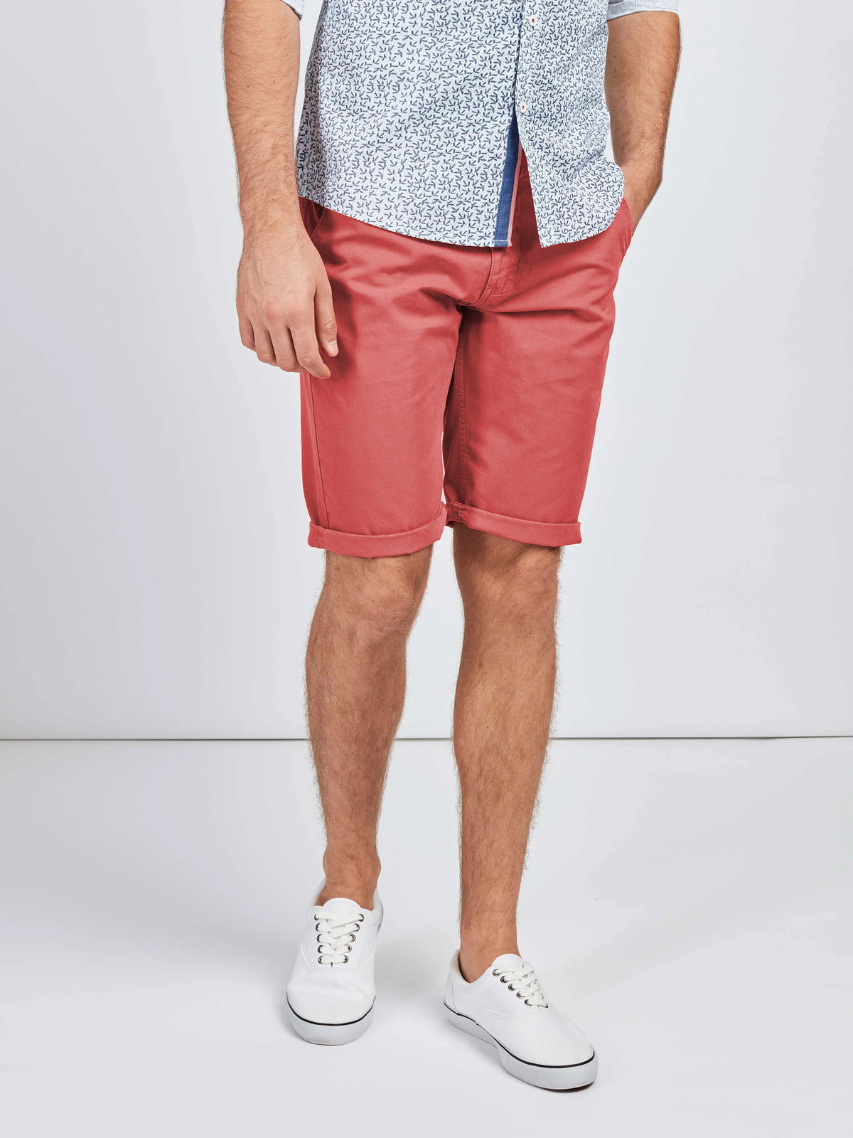 Mish Mash Weymouth Chino Short - Washed Red
