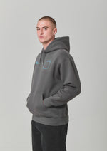 Nicce Bicol Back Graphic Hoody - Charcoal