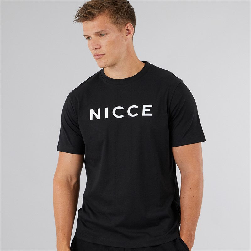 Nicce Denno T-Shirt - Black/ White