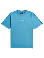 Penfield Circle Landscape Back Print T-Shirt - Niagara Blue