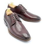 Paolo Vandini Melbury Derby Leather Shoe - Bordeaux