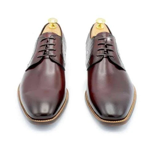 Paolo Vandini Melbury Derby Leather Shoe - Bordeaux