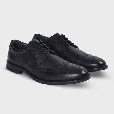 Paul Andrew Cambridge Brogue Shoes - Black