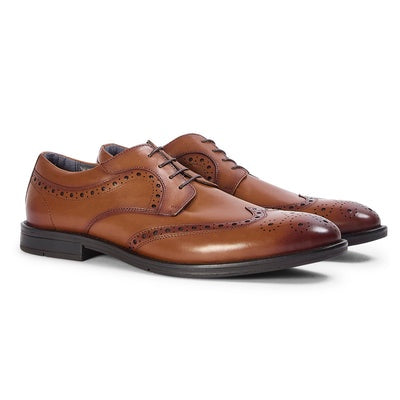 Paul Andrew Cambridge Brogue Shoes - Tan