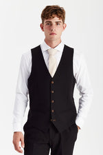 Paul Andrew Mayfair Waistcoat - Black