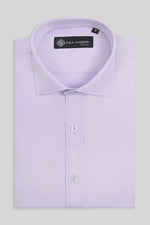 Paul Andrew Oliver Cutaway Collar Shirt - Lilac