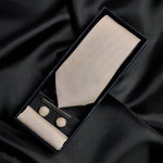 Paul Andrew Textured Tie Set - Champagne