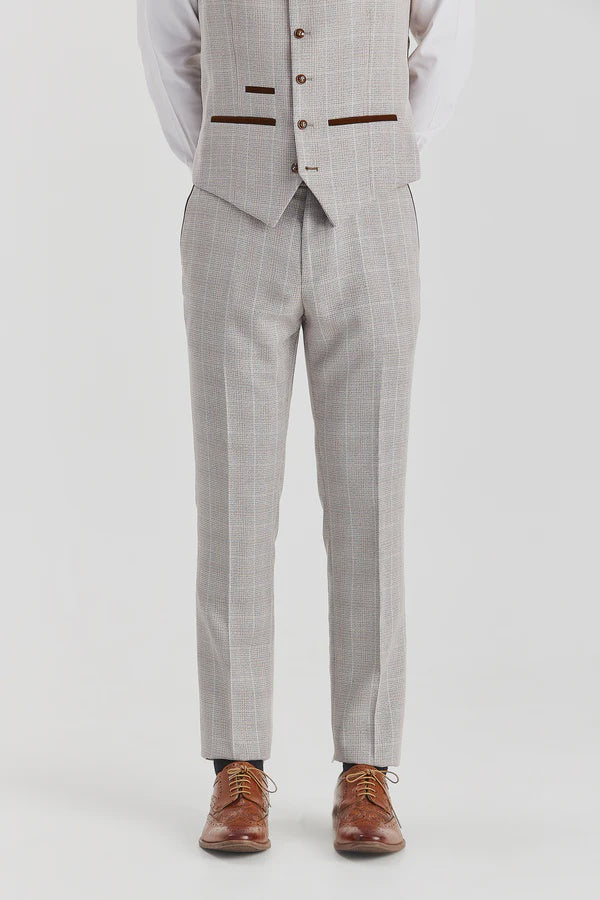 Paul Andrew Leo Trousers - Beige