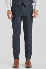 Paul Andrew Madrid Trousers - Navy Blue