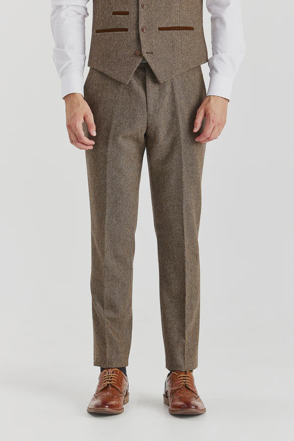 Paul Andrew Oscar Trousers - Brown