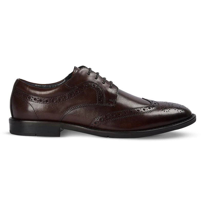 Paul Andrew Cambridge Brogue Shoes - Dark Brown