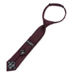 Paul Andrew Kids Textured Tie Set - Burgundy