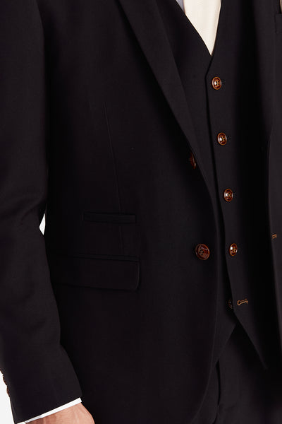 Paul Andrew Mayfair Waistcoat - Black