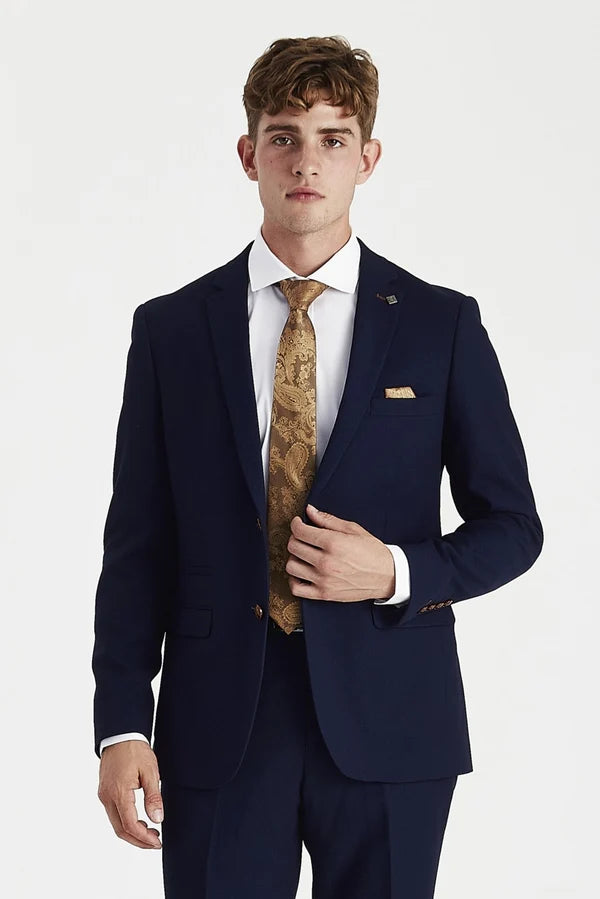 Paul Andrew Mayfair Trousers - Navy Blue