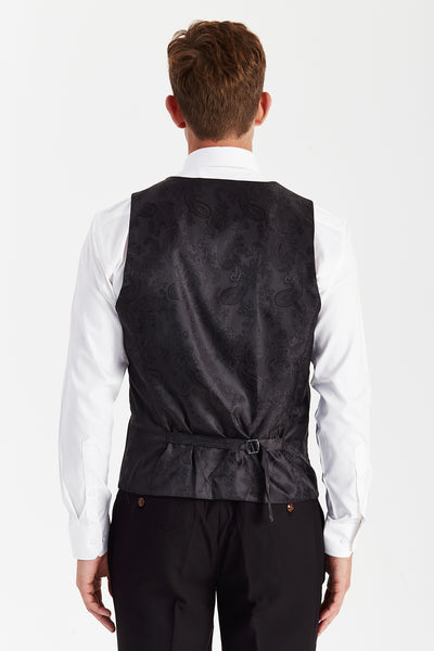 Paul Andrew Mayfair Waistcoat - Black