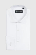 Paul Andrew Oliver Cutaway Collar Shirt - White
