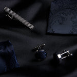 Paul Andrew Paisley Tie - Dark Navy