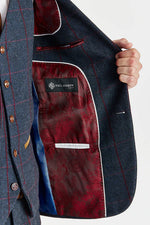 Paul Andrew Madrid Blazer - Navy