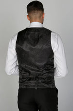 Paul Andrew Parker Waistcoat - Black