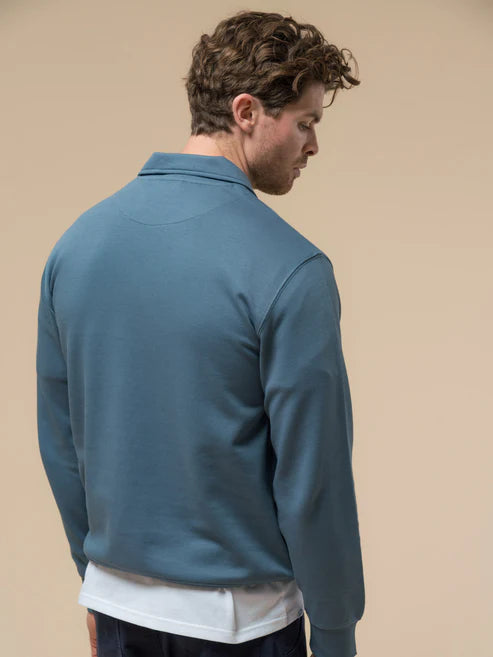 Penfield Cahoon Rugby Shirt - Blue Fusion