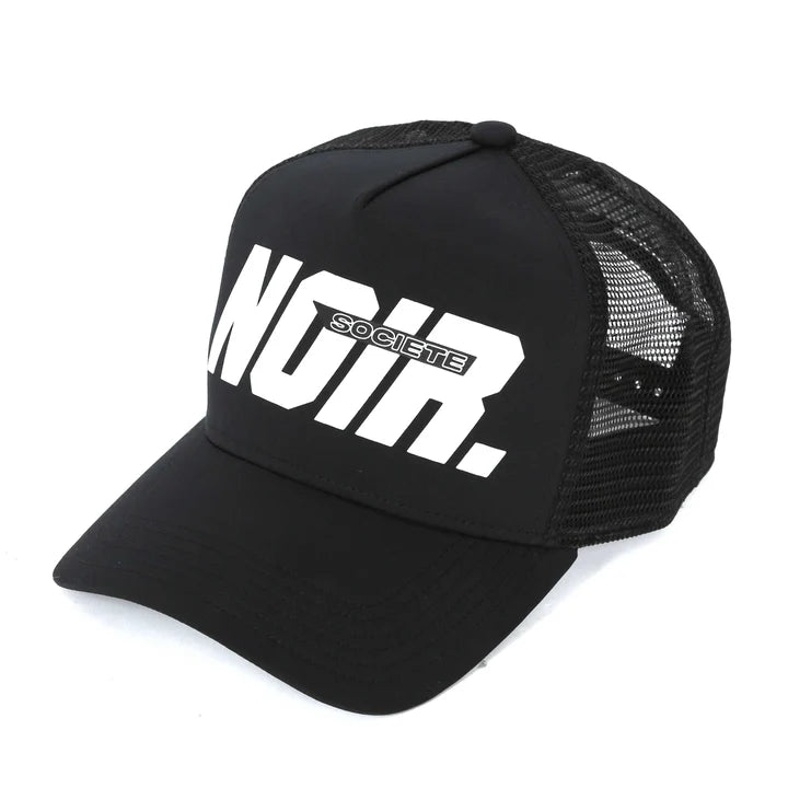 Societe Noir Reflective Mesh Trucker Cap
