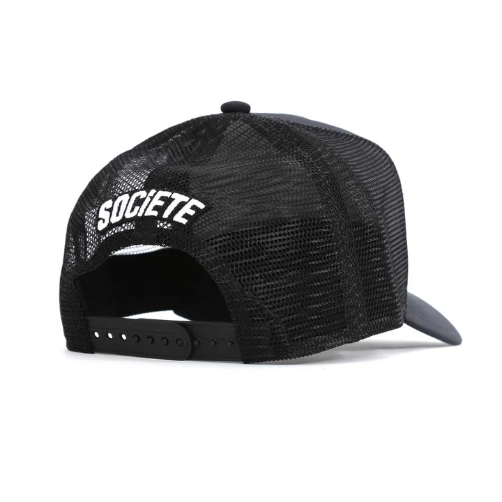 Societe Noir Reflective Mesh Trucker Cap