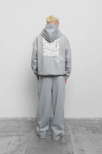 Fresh Flavours Rise Shine Consume Hoodie - Light Grey Marl