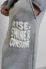 Fresh Flavours Rise Shine Consume Jogger - Light Grey Marl