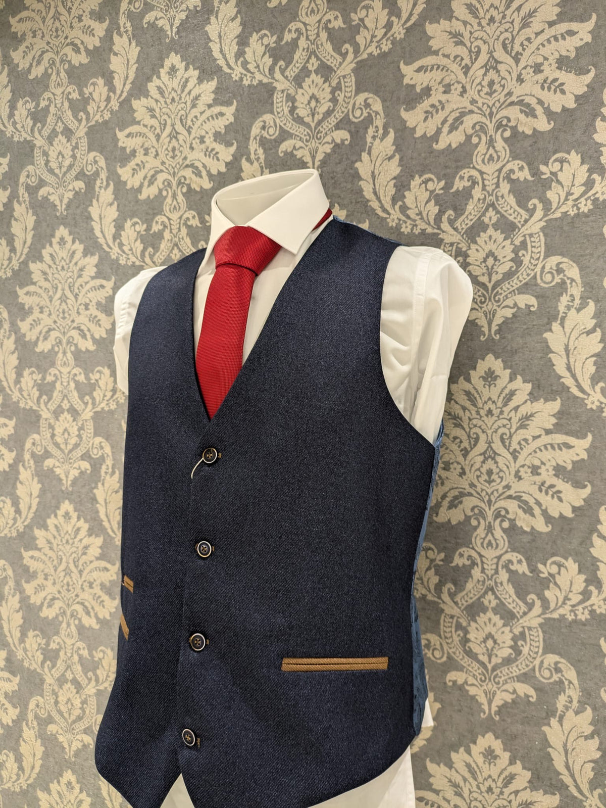 Mycroft Waistcoat Navy Blue