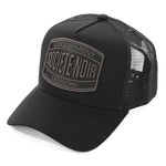 Societe Noir Marais Mesh Trucker Cap