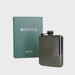 Sophos 6oz Hip Flask - Gunmetal Finish