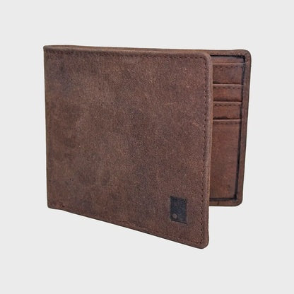 Sophos Basic Card Holder Leather Wallet - Brown