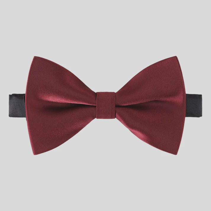 Sophos Classic Smooth Bow Tie - Wine