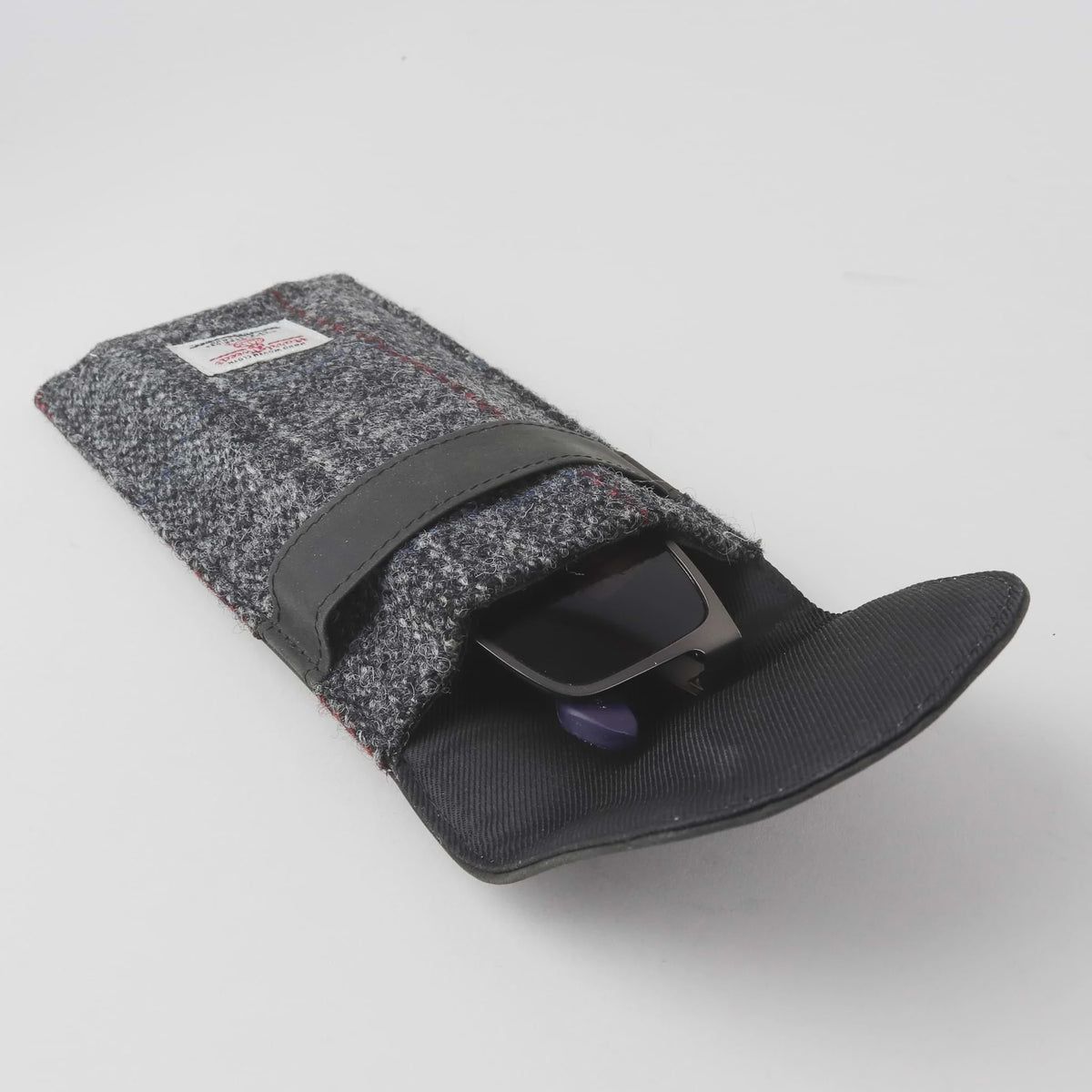 Harris Tweed Fold Over Glasses Case