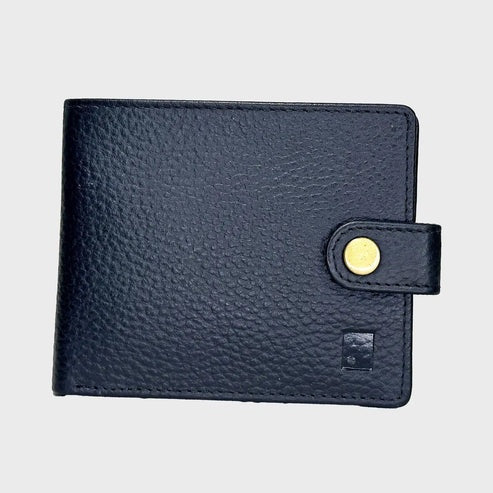 Sophos Pebble Grain Tabbed Wallet - Black