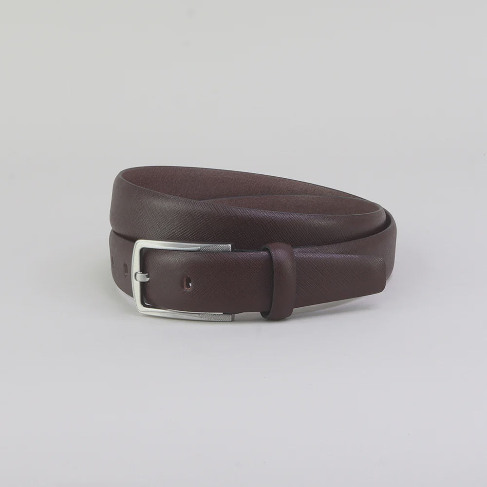 Tickencote 29mm Saffiano Print Formal Leather Belt