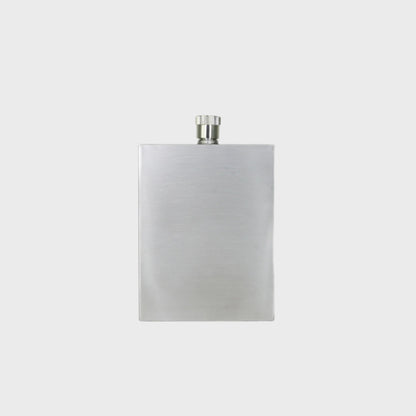 Sophos 3oz Square Hip Flask - Silver Finish