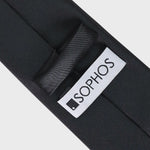 Sophos Classic Smooth Microfiber Tie - Black