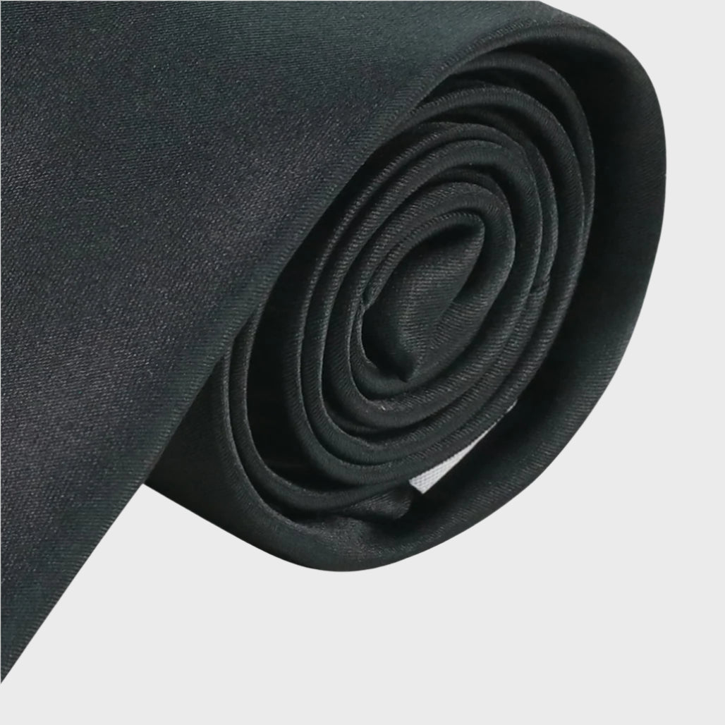 Sophos Classic Smooth Microfiber Tie - Black