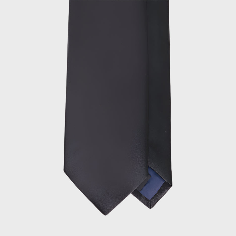 Sophos Classic Smooth Microfiber Tie - Black