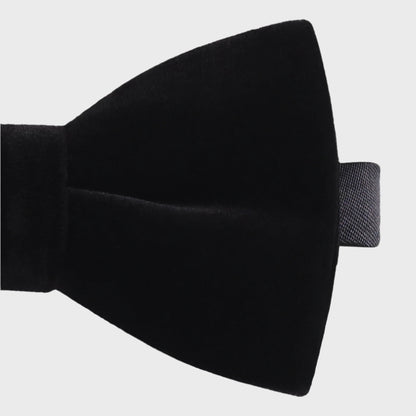 Sophos Dusk Velvet Bow Tie - Black