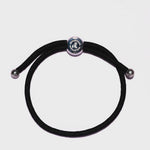 Swole Panda Woven Bracelet - Black