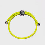 Swole Panda Woven Bracelet - Lime Green