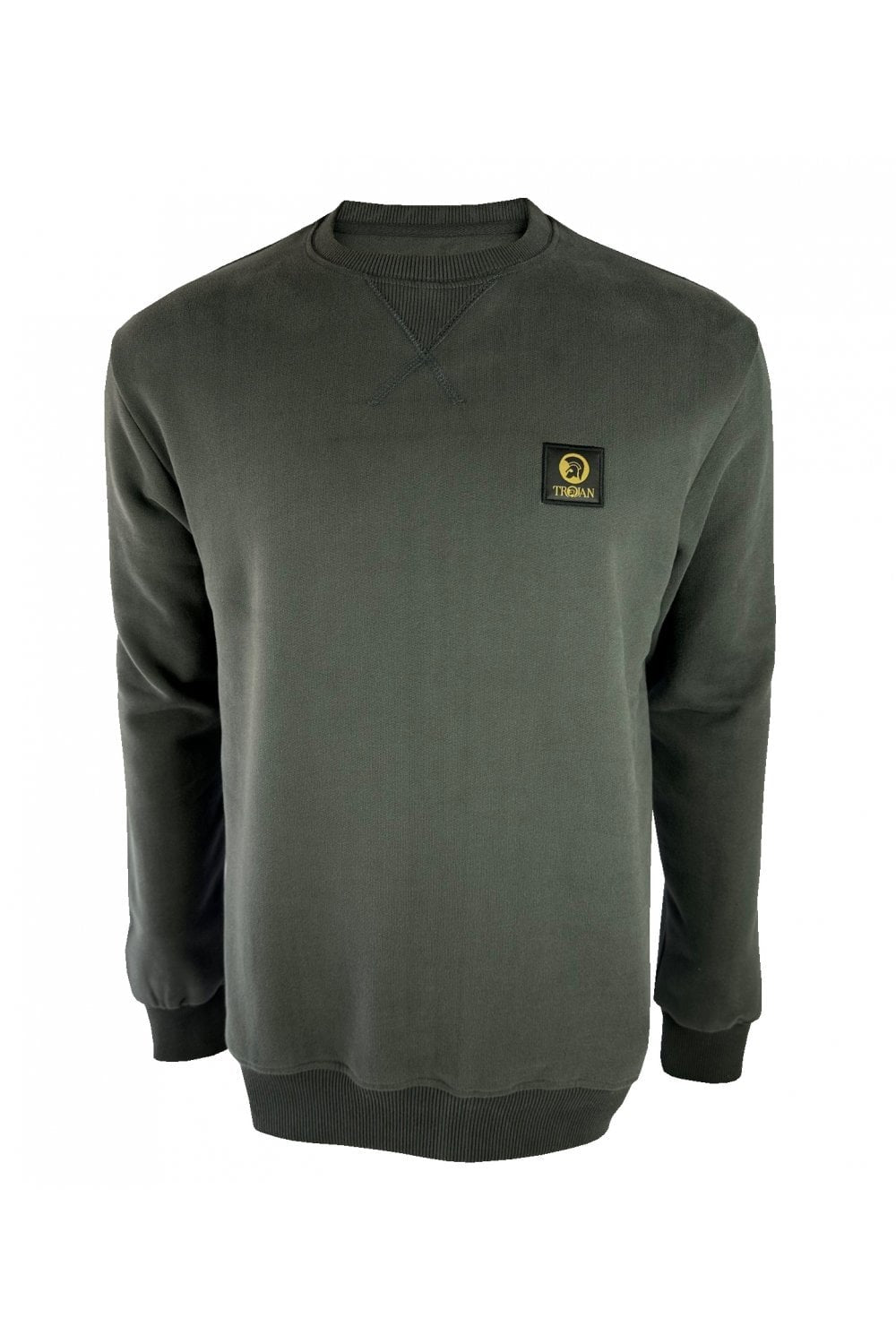 Trojan Plain Crew Sweat TR/9007 - Charcoal Grey