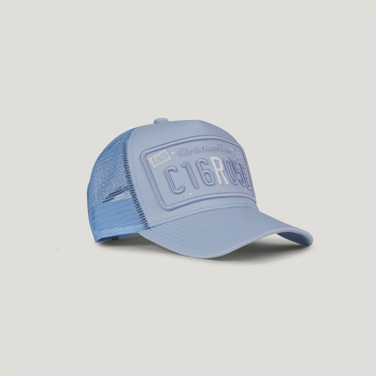 Christian Rose R Two Tone - Sky Blue / White