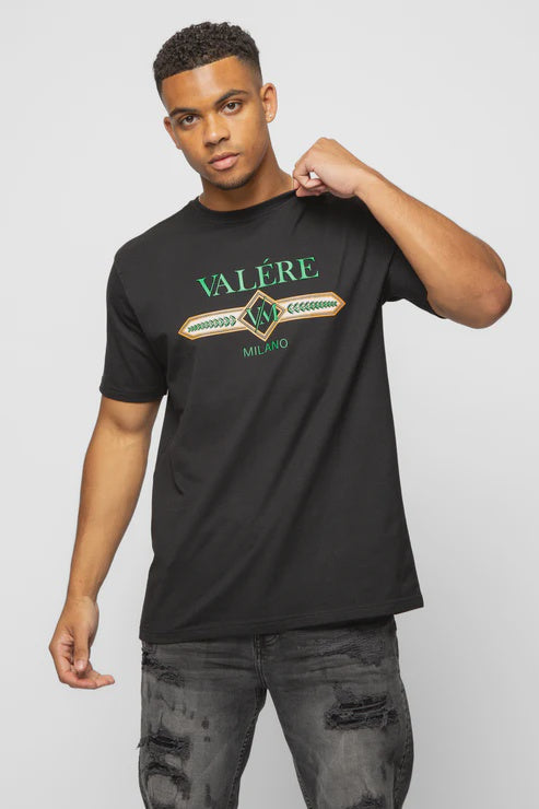 Valere Milano Cavasso T-Shirt - Black