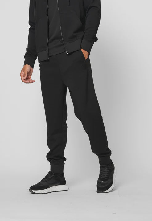 Valere Milano Luxe Cuffed Jogger - Black